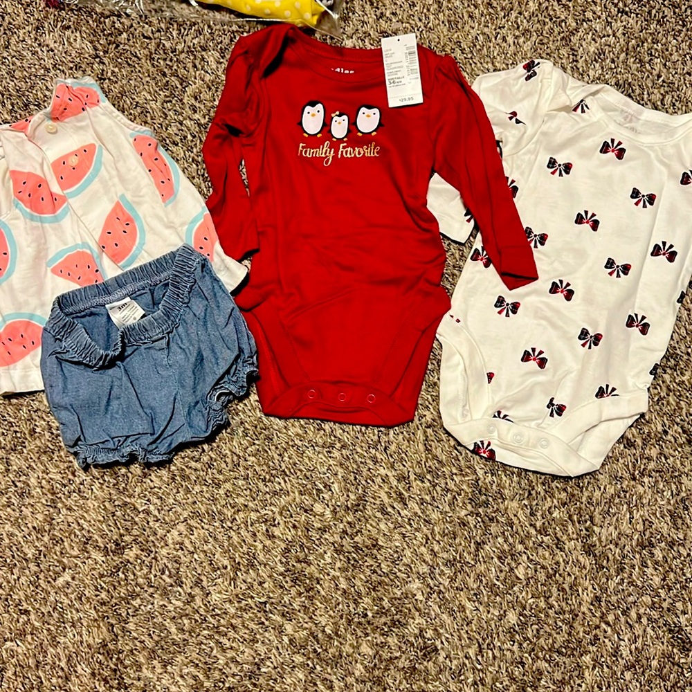 Size 3-6 Bundle of three outfits